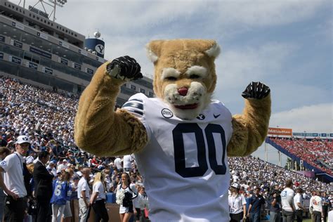 BYU's Mascot Takes a Break from Cheerleading to Dance